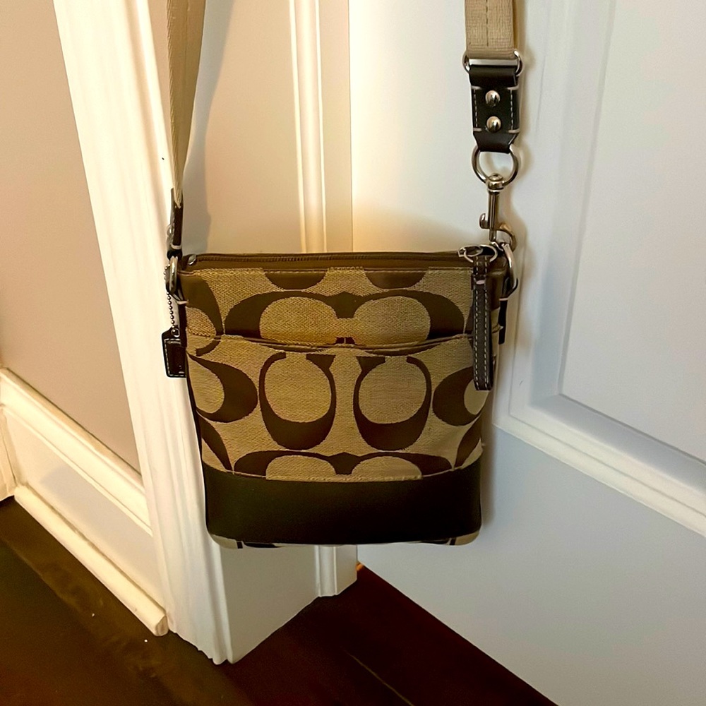 Coach cross body purse